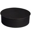 Tool 4 in. Stove Pipe Cap - Black TO881323
